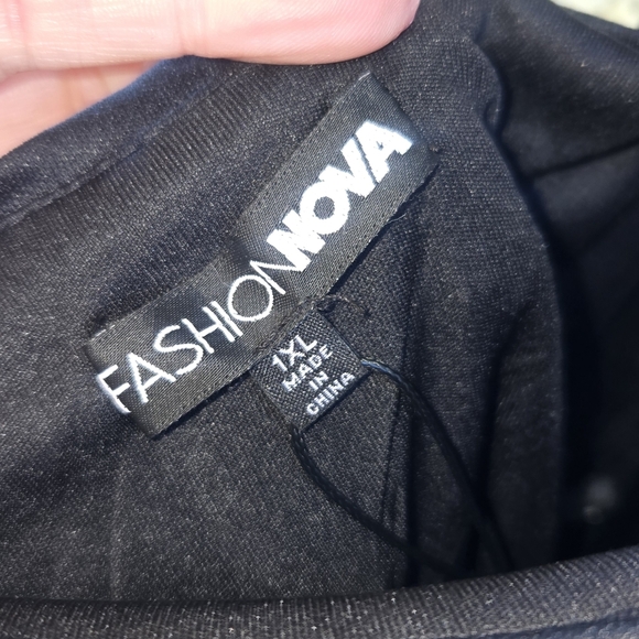 Fashion Nova First Class Sequin Black Gown - Picture 10 of 11